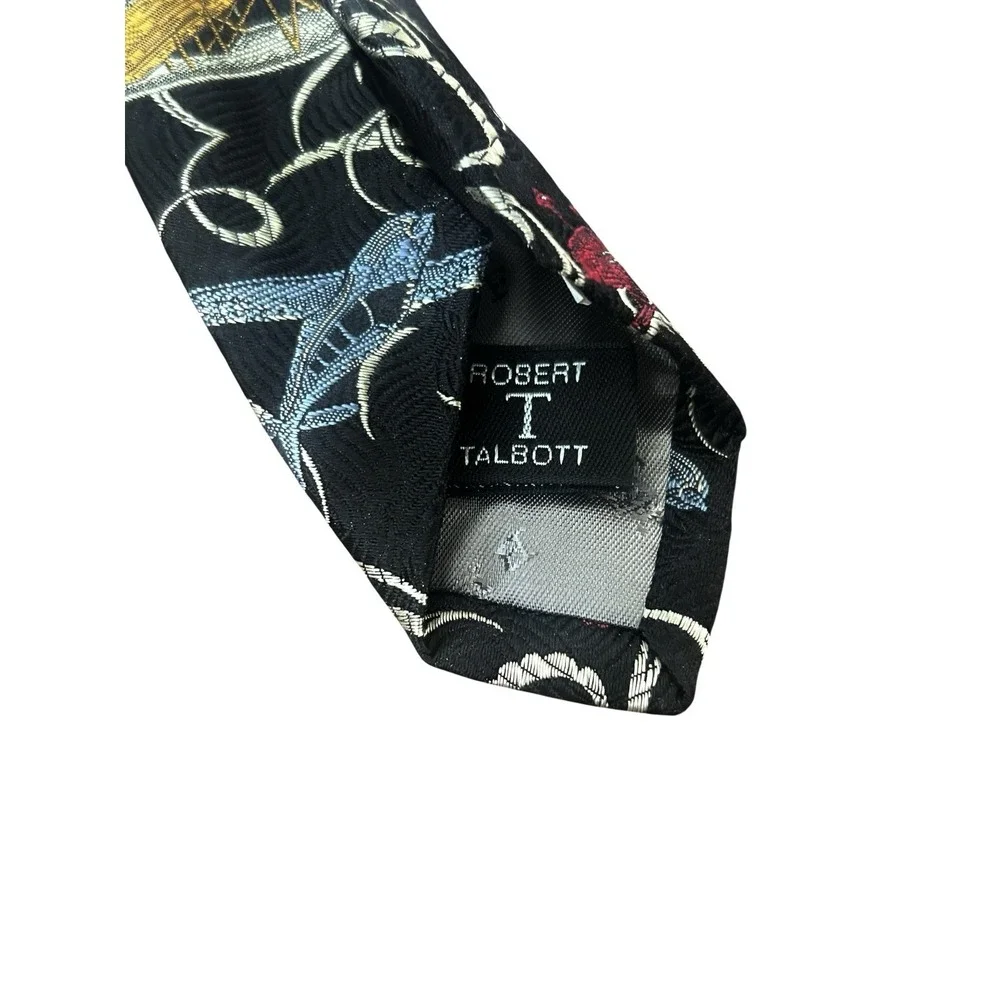 Vintage‎ Robert Talbot Peabody LTD Silk Tie Airplanes Aviation Novelty Luxury